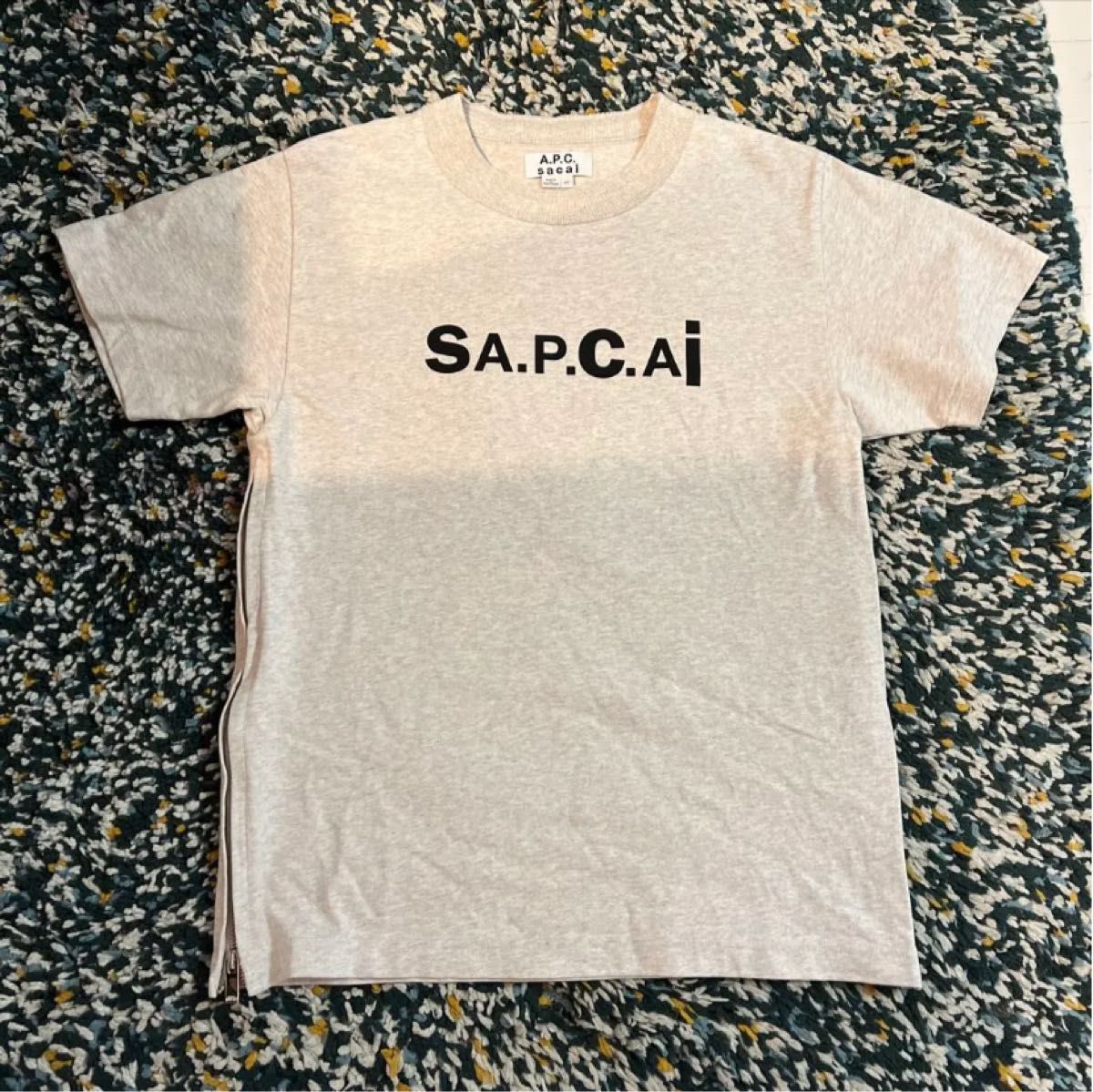 sacai APC Kiyo Tシャツ sizeS グレー サカイ アーペーセー コラボ