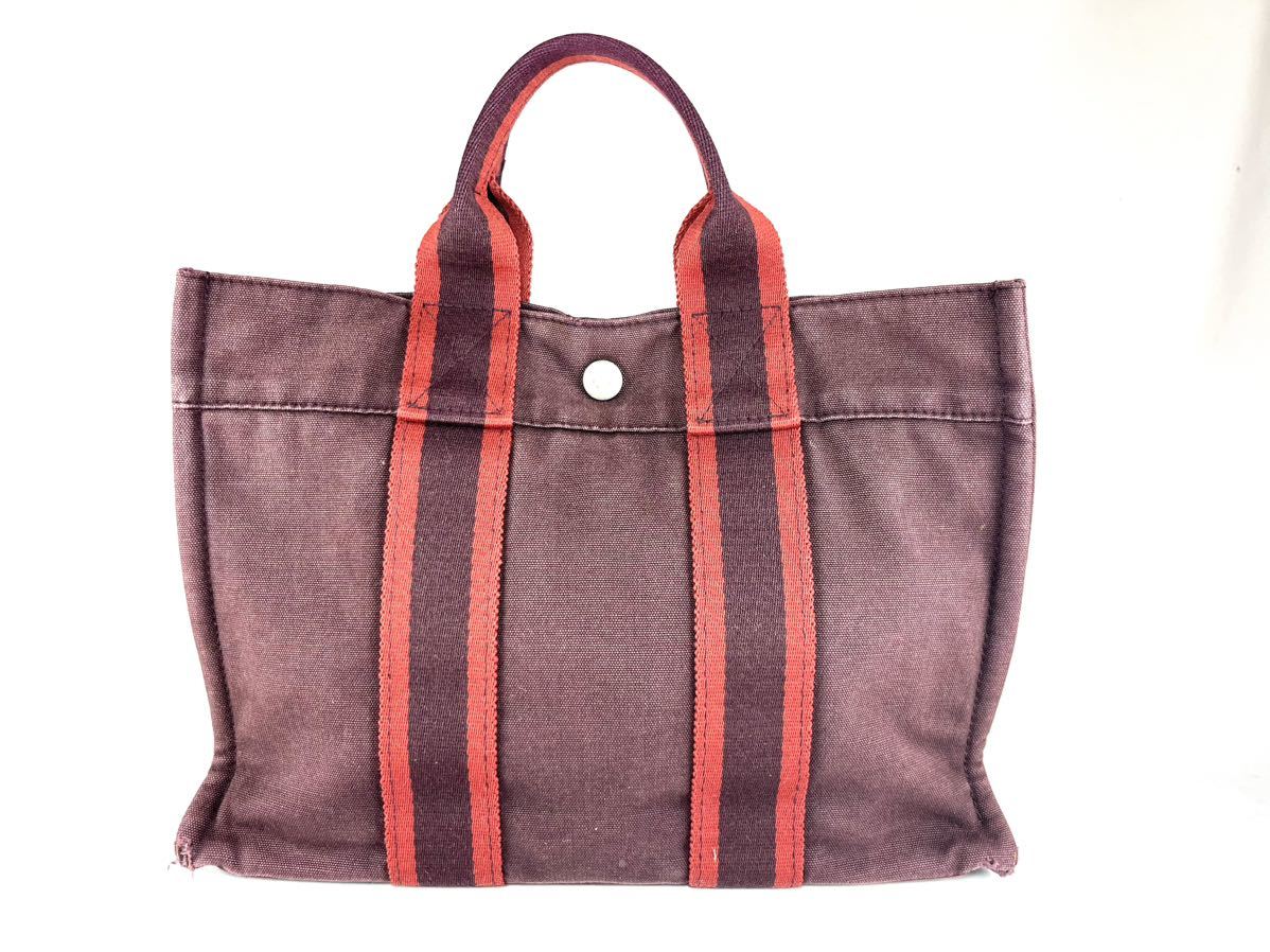 HERMES トートバッグ エルメス フールトゥPM レッド 赤 aq7797 eva.gov.co