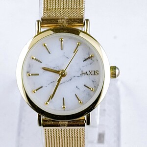 JAXIS ジャクシス 腕時計 アナログ BL1189 時計 大理石風 ヴィンテージ 3針 白文字盤 アクセ アクセサリー アンティーク レトロ