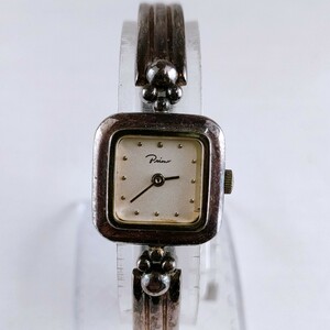 Prime prime wristwatch analogue Mickey Mouse manner clock Vintage 2 hands white face accessory accessory antique retro silver color 