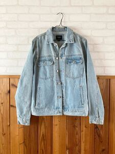 FOREVER 21 デニムジャケット メンズ オーバーサイズ Sサイズ Gジャン ジージャン 古着 ヴィンテージ denim jacket