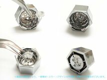 6角型リフレクター　メッキタイプ　砲弾LED・FLUXLED　装填可能！　LED加工用リフレクタ　10個セット【329-10】_画像3