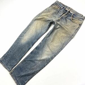 USA製 ☆ LEVIS ☆ 505 絶妙な渋い色落ち♪ ストレート デニムパンツ ジーンズ W36 アメカジ ストリート 古着MIX リーバイス■Ja5843