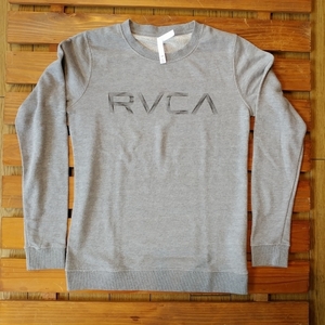 RVCA ルーカ 【RVCA GEO】 グレイ XSsize 新品正規品 レディース トレーナー