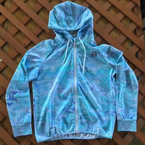 INHABITANT インハビタント 【Boat Womans Dry Hoodie】 BLUE Lsize 正規品 吸汗速乾素材 ドライパーカー UVカット