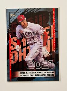 【送料込】 Topps 大谷翔平 MVP インサート 2021 カード OHTANI SHOHEI