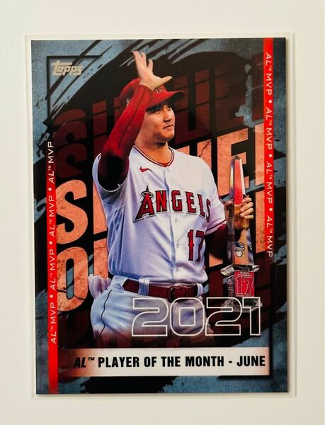 【送料込】 Topps 大谷翔平 MVP インサート 2021 カード OHTANI SHOHEI