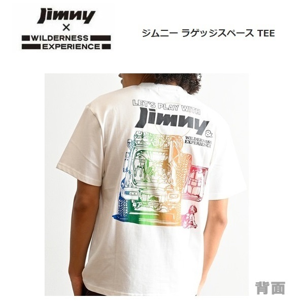 ジムニー×ウィルダネスエクスペリエンス ラゲッジスペースＴシャツ ホワイト XL　823503　メンズ　アウトドア