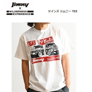 ジムニー×ウィルダネスエクスペリエンス ツインズ ジムニーＴシャツ ホワイト XL　823501　メンズ　アウトドア