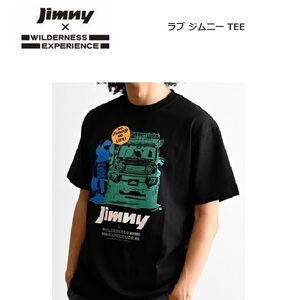 ジムニー×ウィルダネスエクスペリエンス ラブジムニーＴシャツ ブラック L　823500　メンズ　アウトドア