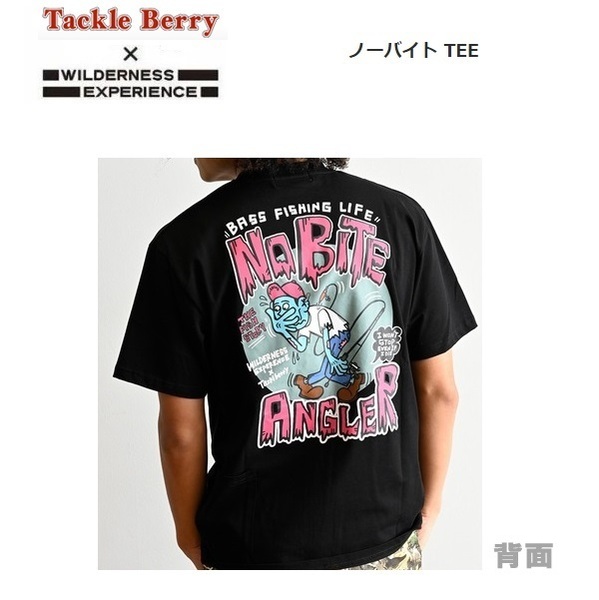 タックルベリー×ウィルダネスエクスペリエンス ノーバイトＴシャツ ブラック XL　823508　メンズ　アウトドア