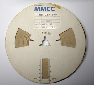 チップコンデンサ： C30F 1E104Z-TPO 　1リール(数量は未確認）　