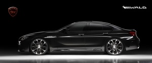 【WALD-BlackBison Edtion】 BMW F06 6シリーズ GranCoupe 2011y～ サイドステップ ブラックバイソン グランクーペ スポイラー