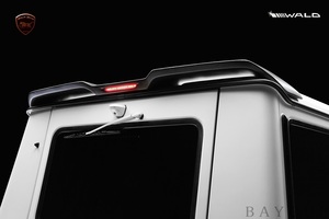 【WALD BlackBison Edtion】 Mercedes-Benz W463 ゲレンデ FRP製 ルーフ ウィング ブラックバイソン ベンツ ヴァルド Gクラス スポイラー
