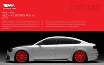 【WALD-SportsLine】 AUDI A5 8TC 2012y~ トランクスポイラー スポーツバック スポイラー バルド ヴァルド アウディ_画像4