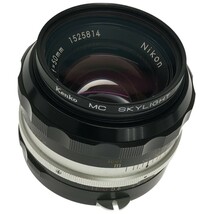 【完動美品】Nikon NIKKOR-S Auto 50mm F1.4 ニコン 非Ai ニッコール Fマウント 標準単焦点 MFレンズ 一眼レフ用 オールドレンズ C3393_画像5