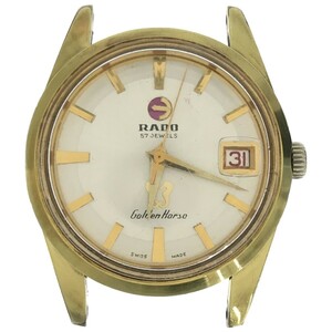 【稼働品】RADO ラドー Golden Horse ゴールデンホース 11674 自動巻 57石 デイト タツノオトシゴ フェイスのみ メンズ 腕時計 現状品 T967