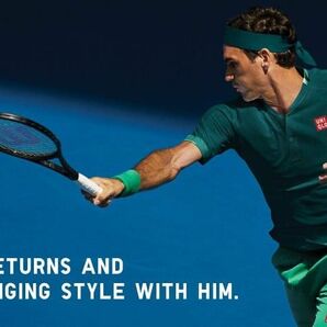 【レア】UNIQLO ユニクロ テニスウェア シャツ フェデラー Federer 錦織圭 ジョコビッチ Djokovic S