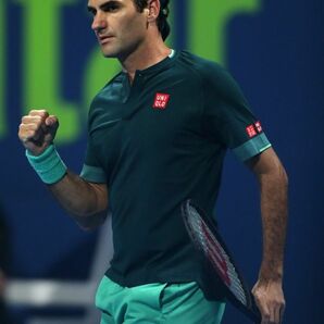 【レア】UNIQLO ユニクロ テニスウェア シャツ フェデラー Federer 錦織圭 ジョコビッチ Djokovic M