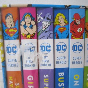 未使用！DC Super Heroes Little Library スーパーヒーローズ リトルライブラリー 知育 英語 絵本 バットマン スーパーマンの画像2