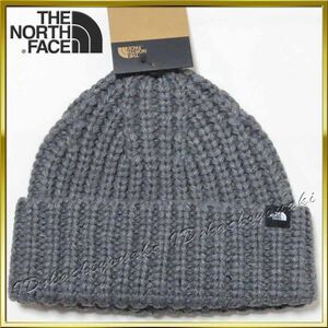 The North Face 新品 ノースフェイス ウォッチマン ニット ビーニー キャップ サイズフリー グレー メンズ レディース ニット帽 海外モデル