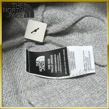The North Face 新品 ノースフェイス 刺繍ロゴ ウールビーニー キャップ サイズフリー ライトグレーヘザー メンズ レディース ニット帽_画像5