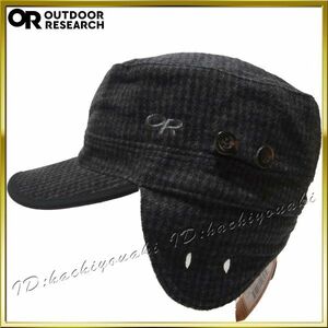 OUTDOOR RESEACH new goods outdoor li search protection against cold Yukon year flap cap size L black men's lady's protection against cold 