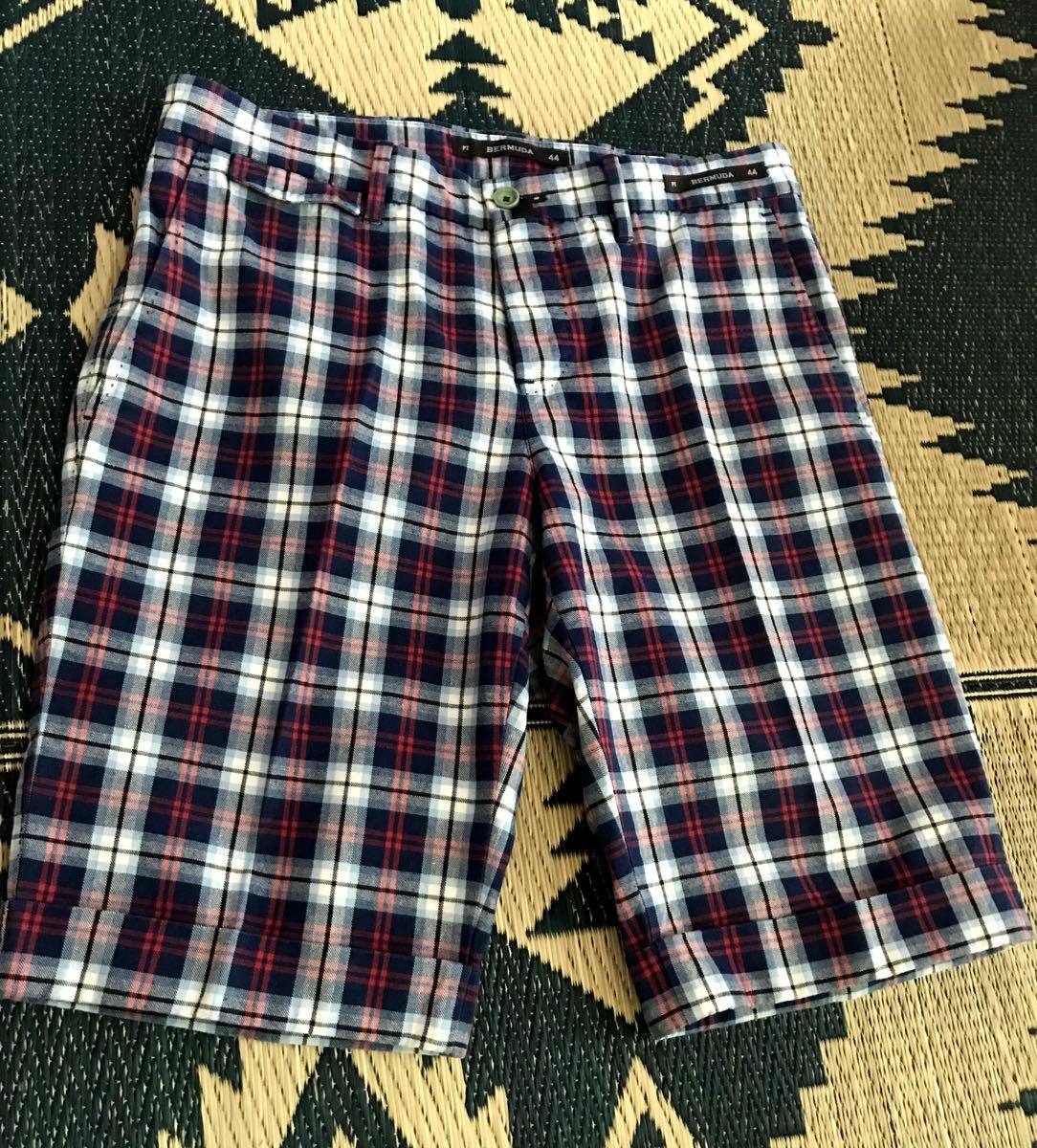 美品 PT TORINO BERMUDA ハーフパンツ 紺 42*AC689 オフ 9360円