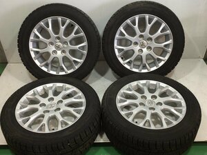 7分山 ヨコハマ アイスガードIG50 205/55R16 91Q 2017年 ブレイド純正アルミ 16ｘ6.5J+455H114.3ハブ60ｍｍ スタッドレスタイヤ 4本セット