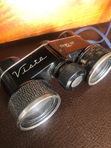 【Vista アンティーク双眼鏡】３×30-10° オペラグラス　バードウォッチ　自然観察　観劇【23/04 TY-7G】