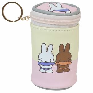 ★新品　ミッフィー　miffy　ミニ缶ポーチ　ミッフィーとメラニー　お化粧品・小物整理に　ディックブルーナ