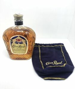 未開栓 洋酒 クラウンロイヤル Crown Royal 750ml ４０％　箱なし（B779）
