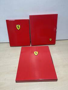 F1* Ferrari gift BOX three piece * for present part shop. interior .