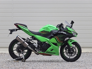 新品 WR’S Ninja400 (2BL-EX400G/8BL-EX400L) スリップオン SS-OVALソリッドタイプ(チタンシェル) SK4430JM ニンジャ マフラー