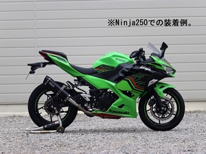 新品 WR’S Z250(2BK-EX250P/8BK-EX250Y)/Z400(2BL-EX400G/8BL-EX400L)スリップオン SS-OVAL F-BLACKタイプ(チタンシェル) SF4275JM