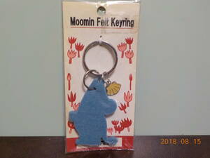 ①① новый товар * Moomin фетр кольцо для ключей 