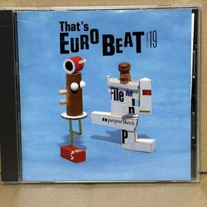 【CD】 THAT'S EUROBEAT VOL.19　※ F.C.F. / BAD DESIRE　, LORRAINE McKANE / YOU MAKE ME FEEL BRAND NEW　他