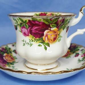 ROYAL ALBERT ロイヤルアルバート Old Country Roses カップ＆ソーサー 6客セット BONE CHINEの画像4