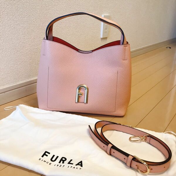 ☆新品☆ FURLA PRIMULA ショルダーバッグ S ピンク