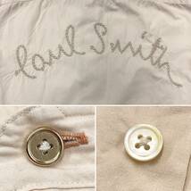 Paul Smith バック 刺繍 ロゴ 長袖シャツ アイボリー メンズ Mサイズ PaulSmith ポールスミス 日本製 3020177_画像7