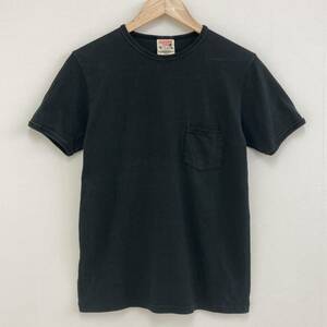 GLAD HAND ポケット付 無地 Tシャツ ブラック 黒 Sサイズ グラッドハンド GLADHAND 半袖 Tee 791