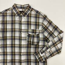 woolrich woolen mills USA製 エルボーパッチ チェック 長袖シャツ Mサイズ ウールリッチウーレンミルズ ネペンテス 2120194_画像3