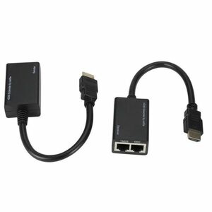 30m till HDMI extension adapter LAN cable use type low cost extension vessel (ek stain da-) CAT6 LAN cable .HDMI signal . extension LP-HDMILANRP30