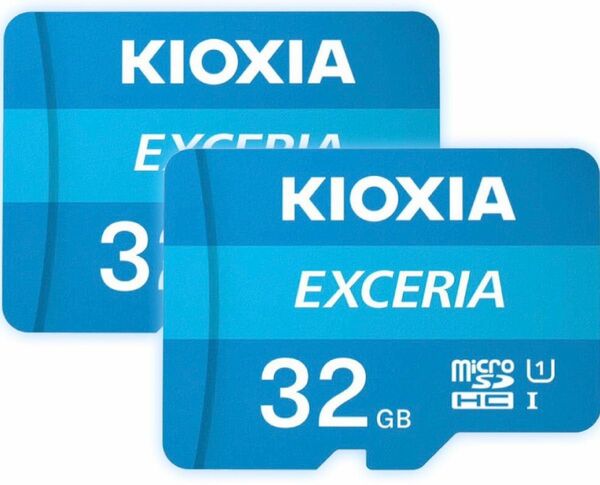 microSDカード　マイクロSDカード　32GB キオクシア　２枚