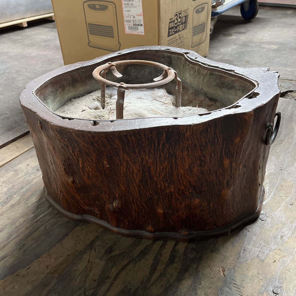 ヤフオク! -切り株 火鉢の中古品・新品・未使用品一覧