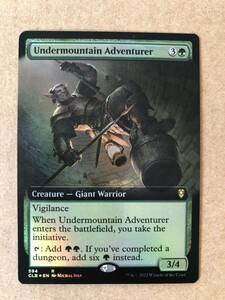 【MTG】■拡張アート■《アンダーマウンテンの冒険者/Undermountain Adventurer》[CLB-BF]- 英語版　1枚