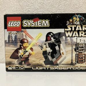 ★レゴ 当時物 7101 スターウォーズ ライトセーバーデュエル ダースモール クワイ＝ガン・ジン ミニフィグ セット LEGO STAR WARS★の画像4