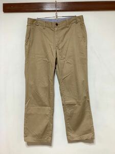 E-1086 TK MIXPICE Takeo Kikuchi color pants chinos L light brown ankle cut 