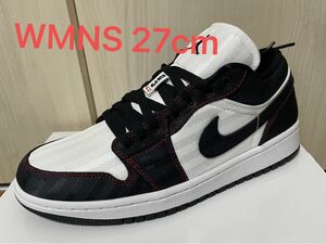 NIKE エアジョーダン1 Low SE UTL "Black/White/Gym Red" 27cm