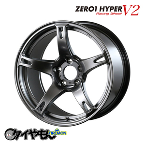 CST ZERO1 HYPER v2 ゼロワンハイパー 18インチ 5H114.3 9.5J +12 2本セット ホイール シルバー シルビア 180sx チェーサー スカイライン